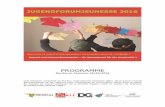 PROGRAMME - lebij.be€¦ · PROGRAMME Marche-en-Famenne, 20/04/2016 Une initiative conjointe du Bureau International Jeunesse (BIJ), de la Communauté germanophone et de l’Agence
