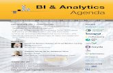 BI & Analytics AgendaFOKUSTHEMEN DER 7. JAHRESTAGUNG \ Anforderungen an Geschäftsmodelle und Analytics durch Digitalisierung und künstliche Intelligenz \ Zukünftige BI-Organisation:
