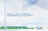 City of Birmingham Symphony Orchestra · allegro energico e passionato steht über dem letzten Satz der Sinfonie, einem der großar - tigsten Sätze der gesamten sinfonischen literatur.