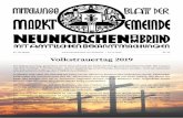 Volkstrauertag 2019 - Neunkirchen am Brand · fo-Offensive Klimaschutz des Landratsamtes in Koopera-tion mit der Volkshochschule des Landkreises Forchheim am Donnerstag, 28. November