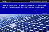 An Analysis of Technology Transfers as a Response to Climate …€¦ · An Analysis of Technology Transfers as a Response to Climate Change This is an assessment report on technology