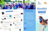 20190408 Flyer HanseBird 2019HanseBird Das Vogelfestival des Nordens Wasserkunst Elbinsel Kaltehofe Hamburg | 10-18 Uhr 15.-16. Juni 2019 10 Jahr e 1. PrEis: Fernglas ZEiss Terra ED