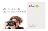 Mehr zeigen Mehr verkaufen - eBay · eBay-Bilderservice hinzufügen. fotos, die unter „artikelbeschreibung“ ihres angebots eingefügt wurden, werden auf einigen mobilen Plattformen