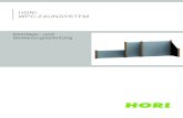 HORI WPC-ZAUNSYSTEM · 2018-01-25 · Seite 4 von 9 (E) Schraube M8x120mm (A) Pfosten 100x100mm (H) Schrägelement (beim Schrägelement inklusive) Plexiglas Aluminium 24x30x162mm