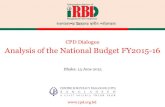 CPD Dialogue Analysis of the National Budget FY2015-16cpd.org.bd/wp-content/uploads/2015/06/CPD-Dialogue-on-Analysis-o… · CPD IRBD 2015 Team CPD (2015): Analysis of the National