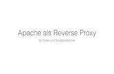 Apache als Reverse Proxy - AdminCamp ... • oder als reverse Proxy zwischen DMZ und Domino ... • Den Ordner „AdminCamp - Apache als Reverse Proxy“ auf die lokale Platte kopieren