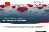 PowerPoint-Pr£¤ Sowohl Intranet, Extranet und der Internet Auftritt lassen sich mit SharePoint umsetzen