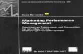 Marketing Performance Management: Empirisches Fundament ... · 3 Marketing Performance Measurement: Empirische Ergebnisse einer internationalen Studie..... 139 4 Zusammenfassung und
