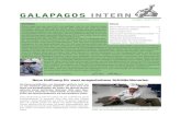 GALAPAGOS INTERN · GALAPAGOS INTERN Information der Freunde der Galapagos Inseln (Schweiz) Ausgabe Herbst 2016 Neue Hoffnung für zwei ausgestorbene Schildkrötenarten Die Riesenschildkröten
