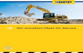 Wir schaffen Platz für Neues - Kopp · Muldenservice Wohnungsräumung Abfallentsorgungskonzept LOG Kopp AG Die LOG Kopp AG bildet das logistische Herz der LEKO Holding AG. Wir befördern