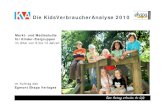 Markt- und Mediastudie für Kinder-Zielgruppen · 2018-05-16 · Die KidsVerbraucherAnalyse 2010 im Auftrag des Egmont Ehapa Verlages. Methodische Änderungen in der KidsVA 2010 KidsVA