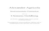 Alexander Agricola - Goldberg Stiftung · Ave ancilla  Specialnik 5 Comme femme I a 2 Segovia 12 Comme femme II a3 Casanatense 14 Comme femme III