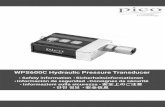 WPS600C Hydraulic Pressure Transducer - Pico WPS600C Hydraulic Pressure Transducer Safety information
