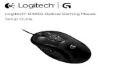 Logitech® G400s Optical Gaming Mouse Setup Guide › assets › 47975 › 3 › g400s... · English Setup, 4 Features, tips and troubleshooting, 6 Deutsch Einrichtung, 4 Funktionen,