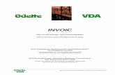 INVOIC - Ford Motor Companyweb.suppcomm.ford.com › europe › Documents › INVOICE4932...INVOIC (V5R1) auf Basis UN/EDIFACT D97A, VDA Ausgabe 01.00 INVOIC EDI von Rechnungs- und