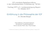 Einführung in die Philosophie der ICF...2017/11/22  · ICF-orientierte Bedarfsermittlung in der Interdisziplinären Frühförderung - BTHG - Fachtag VIFF e.V., Landesvereinigung