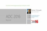 ADC 2016 - software-architects.com · ADC 2016 Rainer Stropek ... rainer@timecockpit.com @rstropek Keynote Web Mail Twitter. Agenda Microsoft ist dabei, sich drastisch zu verändern,