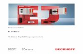 Dokumentation EJ18xx - Beckhoff Automation · 2019-10-31 · 7.3Support und Service ... 24 V 15] DC, 3 ms Eingangsfilter EJ1819 [}16-Kanal-Digital-Eingangsmodul, 24 V 15] DC, 10 µs
