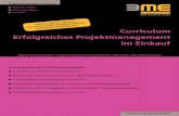 BME - Curriculum Erfolgreiches Projektmanagement im Einkauf ¢â‚¬› ... ¢â‚¬› 6850-BME_Curriculum_Projektmanagement¢ 
