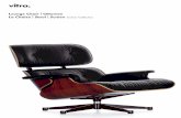 Lounge Chair | Ottoman La Chaise | Stool | Screen Eames ... · PDF file Lounge Chair Der Lounge Chair ist einer der bekanntesten Entwürfe von Charles und Ray Eames. Er entstand 1956