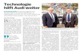 Technologie hilft Audi weiter - aks-amt.alfing.de...kraft – eine außergewöhnliche Marktstellung erreichen können, erläutert Koch. Die AMT-Tech-nik würde beispielsweise den ge-steigerten