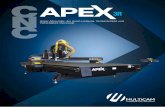Vielseitigkeit überzeugt. - CNC Cutting Machines for Your ... · APEX. 3R. Der Apex3R ist die nächste Generation der modernen CNC-Portalfräsen. Er verfügt über Standards, die