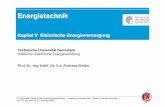 7 Energietechnik 2018 V Elektrische …...2018/08/08  · TU Darmstadt, Institut für Elektrische Energiewandlung | Vorlesung „Energietechnik“, Kapitel V Energieversorgung / 6