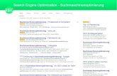 Search Engine Optimization - Suchmaschinenoptimierung 2014-06-29¢  Search Engine Optimization - Suchmaschinenoptimierung