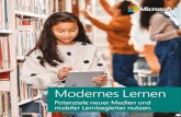 Modernes Lernen - Microsoft · 2019-11-11 · Mit Minecraft: Education Edition tauchen Schülerinnen und Schüler in eine ihnen gut bekannte Spielewelt ein, in der sie kreativ und