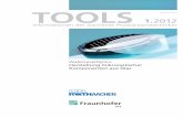 TOOLS - Fraunhofer TOOLS 1.2012 | 1 Christian Brecher Fritz Klocke Robert Schmitt G£¼nther Schuh Editorial