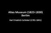 Altes Museum (1823-1830), Berlim - IFCH · Atenas Reconstituição . Schinkel, Vista em perspectiva a partir da galeria da escadaria principal do Museu através do pórtico sobre