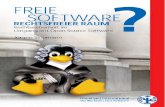 Freie Software – Rechtsfreier Raum? · Die Free Software Foundation ist auch Urheber der »GNU General Public License«, der »GNU Library General Public License« und der »GNU