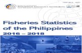 Fisheries Statistics - Philippine Statistics Authority Statistics of the... · FISHERIES STATISTICS OF THE PHILIPPINES, 2016-2018 FOREWORD The Fisheries Statistics of the Philippines,