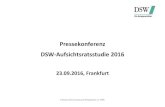 Pressekonferenz DSW-Aufsichtsratsstudie 2016...Fresenius Management SE; Allianz Australia Ltd. 0 0 0 4 3 0 33 Allianz SE 9 Gerd Krick Fresenius SE & Co. KGaA (V): Gemeinsamer, Prüfung,
