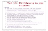 13. Einf¨uhrung in das Internet 13-1 Teil 13: Einf¨uhrung in das …users.informatik.uni-halle.de/~brass/asq_db08/dd_inet.pdf · 2008-06-25 · 13. Einf¨uhrung in das Internet