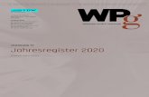 Jahresregister 2020 bis WPg 11 - IDW...bilanzielle Absicherung von Fremdwährungsrisiken bei zeitraumbezogener Umsatzrealisierung – Umsetzung im Rahmen des Hedge Accounting 9/495