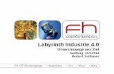 Labyrinth Industrie 4 - Salzburg Research...Reduktion der Kosten) durch Industrie 4.0 umsetzen Folie 19 Industrie 4.0 und FH OÖ Folie 20 FH-Institut Intelligente Produktion Verteilte