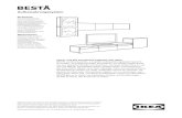 BETS Å - IKEA...Schubladenfronten Schubladenfront 60×38 cm Türen Tür 60×64 cm Tür 60×38 cm Schubladenfront (Griffe separat erhältlich) 60×26 cm Die hier gezeigten TV-Bänke