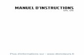 MANUEL D’INSTRUCTIONS - DBMoteurs · Ce manuel d’instructions peut être commandé en français. Vous trouverez un bon de commande à la fin du manuel d’instructions. Este libro