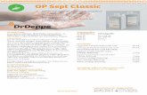 PDB OP Sept Classic - hygienebedarf.de · OP Sept Classic ist ein gebrauchsfertiges alkoholisches Antiseptikum zur hygienischen und chirurgischen Händedesinfektion. Anwendbar in