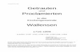 KB Wallensen Getraute 1716-1808 Wallensen Getraute 171… · Cop. den 14. Mai Caspar Hinrich Hansemann , Reuter von der Compagnie des Herrn Rittmeisters de Landsbergen des Königl.