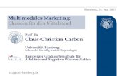 Multimodales Marketing - uni-bamberg.de€¦ · Multimodales Marketing | Prof. Dr. Claus-Christian Carbon | Lehrstuhl für Allgemeine Psychologie S. 19 Authentisches Marketing Bei