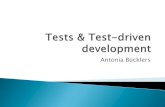 Tests & Test-driven development - uni-hamburg.de€¦ · Ergebnis: -TDD 40% weniger Programmfehler -Funtional Verification Tests identisch -altes Produkt muss auf zwei Plattformen