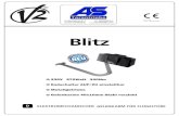 Blitz - As-Torantriebe Shop · BLITZ-24V EINSTELLUNG DER ENDANASCHLÄGE Öffnungsendanschlag: Stellantrieb entsperren und das Tor in Öffnungsstellung bringen. Die Nocke (untere Nocke
