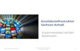 Geodateninfrastruktur Sachsen-Anhalt · Newsletter GDI-LSA: gdi-lsa@sachsen-anhalt.de Vernetzung von Geodaten 14. Oktober 2019 „Geoinformationen sind eine Ressource - nicht so offensichtlich
