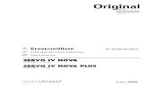 Ersatzteilliste - F GB Version 08/05 SERVO IV NOVA (TYPE SERVO : +.. 01166) SERVO IV NOVA PLUS (TYPE