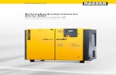 Schraubenkompressoren Serie ASD · Kompressor-Gesamtsystem gemäß EMV-Richtlinie für industrielle Netze Klasse A1 nach EN 55011 ge-prüft und zertifiziert. Separater SFC-Schaltschrank