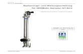 Bedienungs- und Wartungsanleitung fأ¼r HERMetic Sampler GT-Strd Sampler GT komplett mit Probeentnahmeflasche