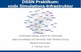 DSSN Praktikum: xodx Simulations-Infrastrukturbis.informatik.uni-leipzig.de/de/Lehre/1415/WS/LV/DSSNP/files?get=... · Markus Ackermann 2. Februar 2014. 1. Vorhaben und Anforderungen