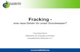 Fracking - Petra Kelly · (1) Was ist Fracking? (2) Auswirkungen und Risiken (3) Fracking in Deutschland (4) Handlungsmöglichkeiten . Auswirkungen und Risiken • Schwermetallverunreinigung